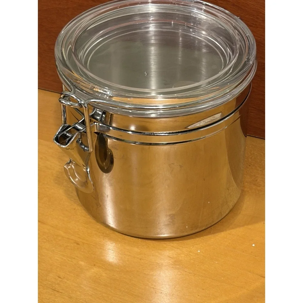 Stainless Steel Food Storage Containers (2) Durable Kitchen Accessories
